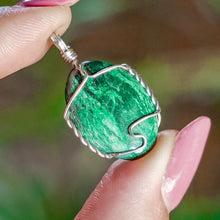 Load image into Gallery viewer, 925 SS Chrysocolla Pendant
