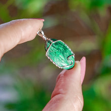 Load image into Gallery viewer, 925 SS Chrysocolla Pendant
