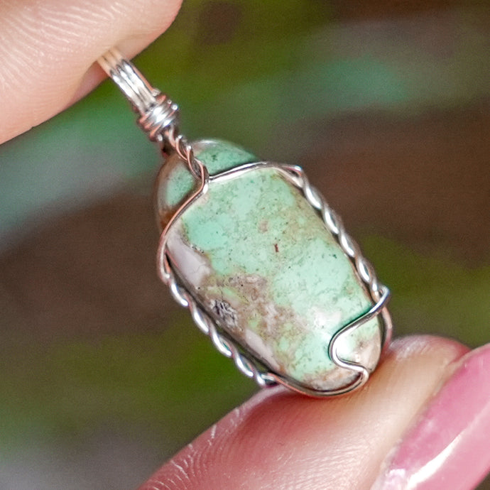 925 SS Turquoise Pendant