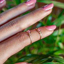 Load image into Gallery viewer, 14ct GF Pink Tourmaline Ring
