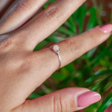 Load image into Gallery viewer, 925 SS Rose Quartz Ring
