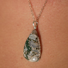 Load image into Gallery viewer, 925 SS Moss Agate Pendant
