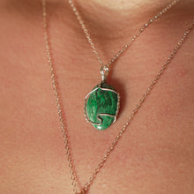 Load image into Gallery viewer, 925 SS Chrysocolla Pendant
