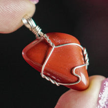 Load image into Gallery viewer, 925 SS Red Jasper Pendant
