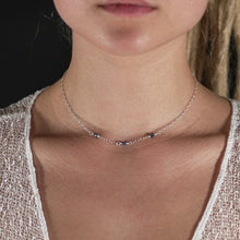 Load image into Gallery viewer, 925 SS Blue Sapphire Necklace
