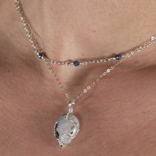 Load image into Gallery viewer, 925 SS Blue Sapphire Necklace
