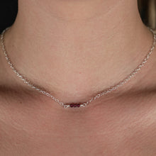 Load image into Gallery viewer, 925 SS Garnet Necklace
