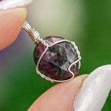 Load image into Gallery viewer, 925 SS Ruby Zoisite Pendant
