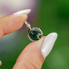 Load image into Gallery viewer, 925 SS Black Ethiopian Opal Pendant
