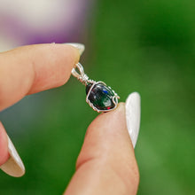 Load image into Gallery viewer, 925 SS Black Ethiopian Opal Pendant
