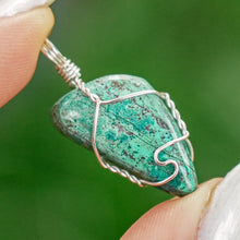 Load image into Gallery viewer, 925 SS Azurite Pendant
