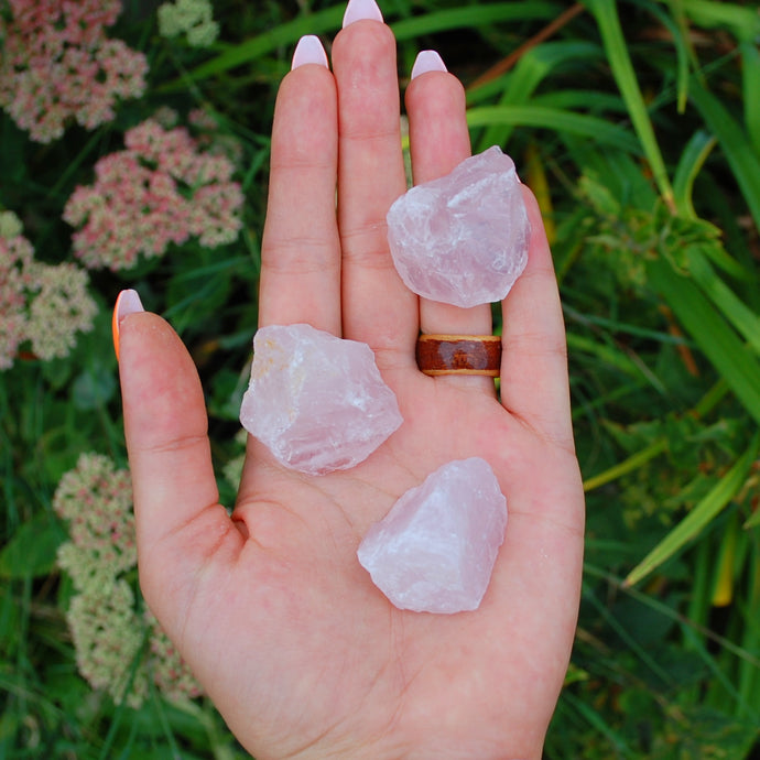 Raw Rose Quartz Chunk