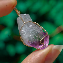 Load image into Gallery viewer, 14ct GF Raw Amethyst Pendant
