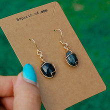 Load image into Gallery viewer, 14ct GF Mossy Kyanite Earrings
