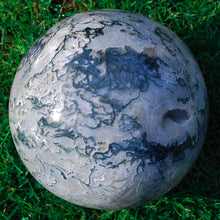 Load image into Gallery viewer, XL Moss Agate Sphere
